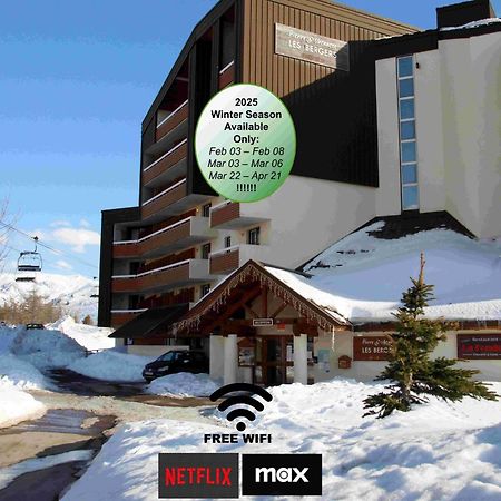 Appartamento Superb View+Swim Pool+Smart Tv+Netflix+Projector Huez Esterno foto