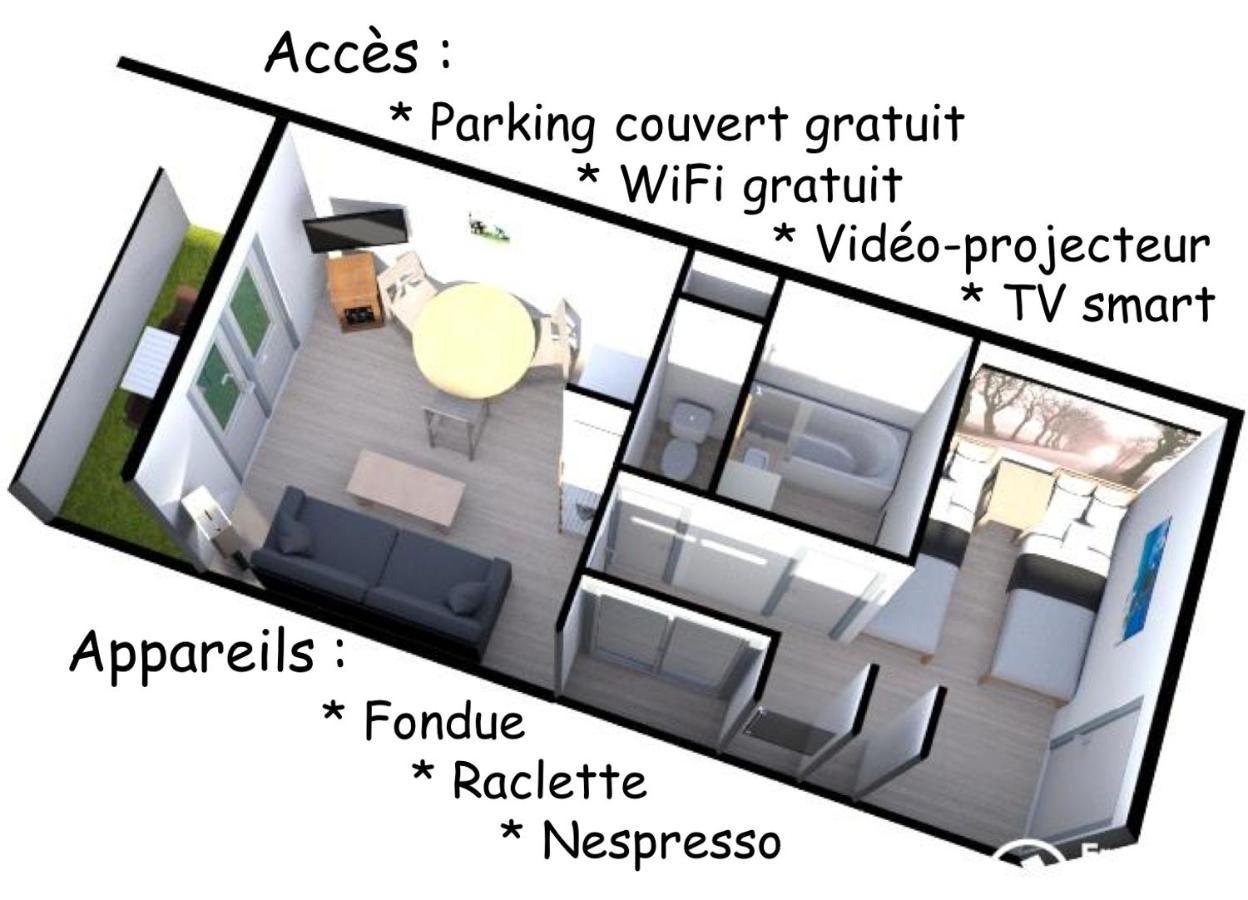 Appartamento Superb View+Swim Pool+Smart Tv+Netflix+Projector Huez Esterno foto