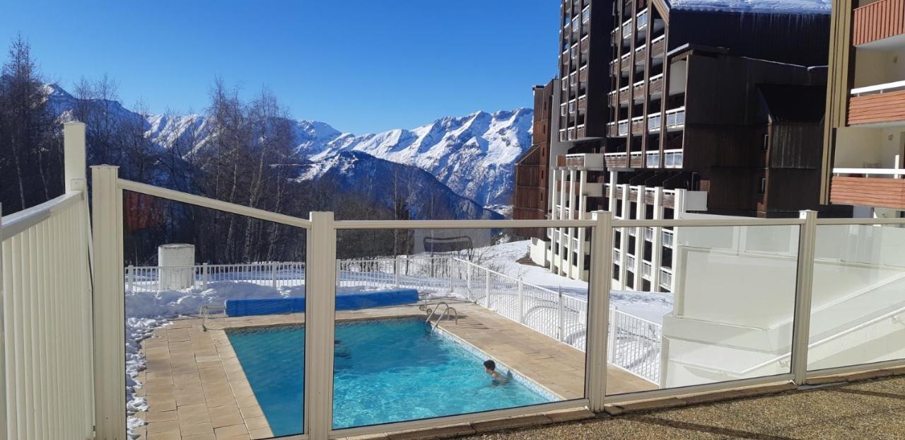 Appartamento Superb View+Swim Pool+Smart Tv+Netflix+Projector Huez Esterno foto